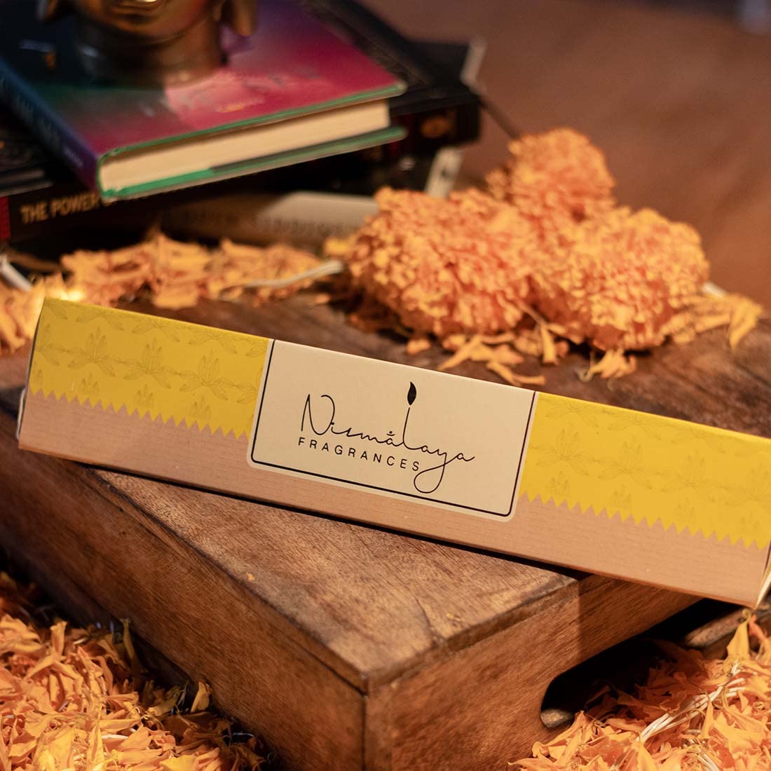 NIRMALAYA Jasmine Incense Sticks Agarbatti- 40 Sticks | 100% Natural and Charcoal Free | Incense Stick for Home Fragrance | Sacr